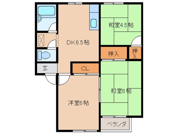 ルミナス宮前の物件間取画像